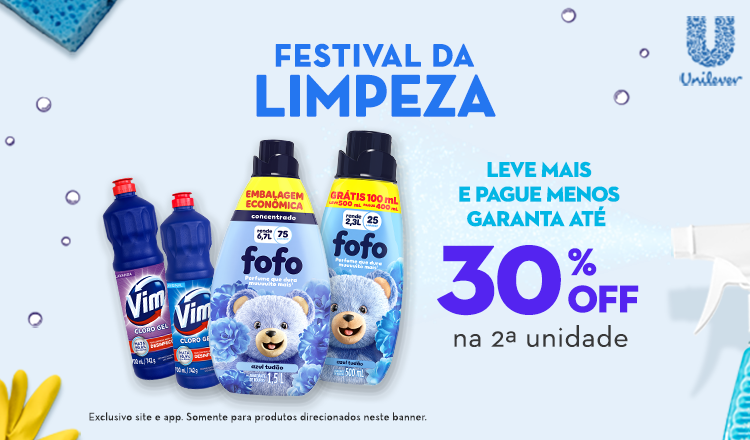 Linha Vim e Fofo até 31/05